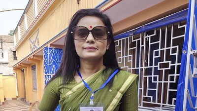 TMC MP Mahua Moitra was seen being carried by police personnel while being detained from outside Home Minister Amit Shah's office in Delhi.