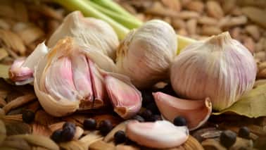 8. Garlic: Garlic's antioxidant and anti-inflammatory properties, particularly allicin, support kidney health while enhancing flavour in dishes without relying on salt. (Image: Canva)