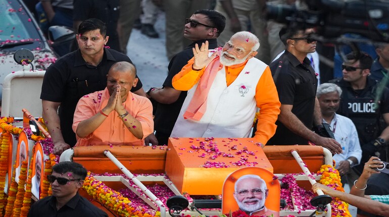 PM Modi Varanasi Roadshow LIVE: BJP state president Bhupendra Singh  Chaudhary joins PM Modi, Yogi Adityanath