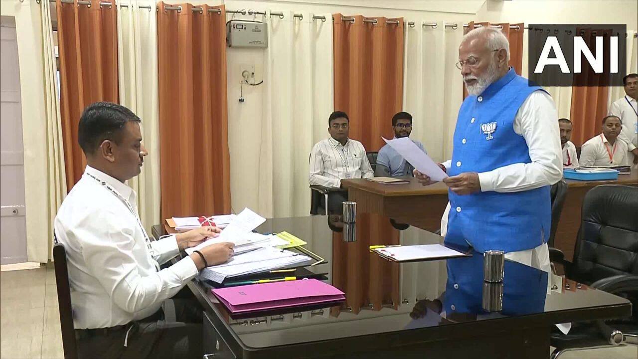 Lok Sabha Elections 2024 Pm Modi Files Nomination From Varanasi Seat 7631