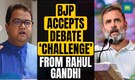 BJP Accepts Rahul Gandhi's Debate Challenge, But Nominates BJYM Vice President