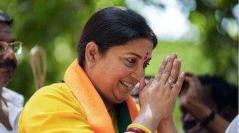 Amethi UP Lok Sabha Election 2024- a file photo of Smriti Irani- (Photo-PTI)