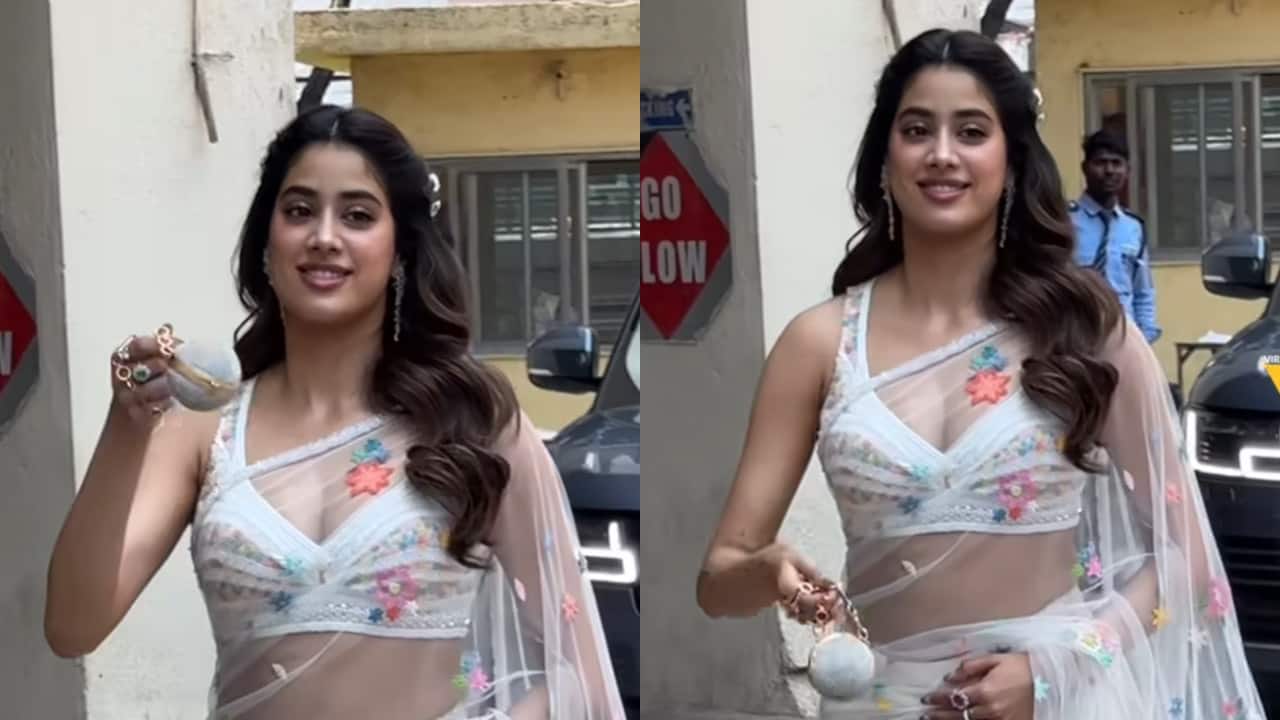'Mr and Mrs Mahi' actress Janhvi Kapoor stuns fans with a quirky cricket ball shaped purse, see pics