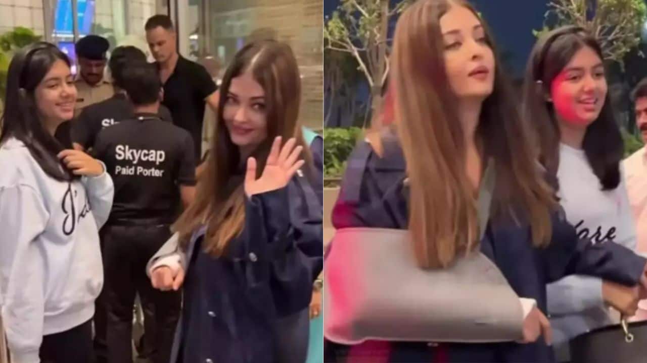 Cannes Film Festival 2024: An injured Aishwarya Rai Bachchan leaves for the French Riviera with Aaradhya