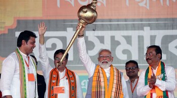 2024 Lok Sabha election in West Bengal. File photo of PM Modi at a public gathering in West Bengal.