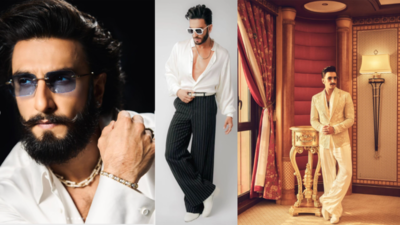 Actor Ranveer Singh knows how to rock white outfits, a look at his 5 impressive signature styles