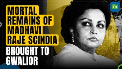 Madhavi Raje Scindia's Mortal Remains Brought to Gwalior For Cremation