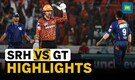 IPL 2024 | Match 65 | Sunrisers Hyderabad qualify for the playoffs | SRH vs GT