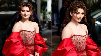 Urvashi posing at the 77th Cannes Film Festival. (Images from Instagram)