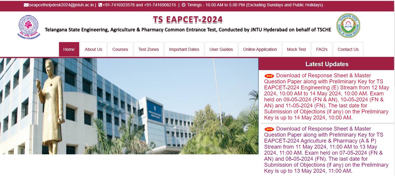 TS EAMCET Result Date 2024: TS EAPCET 2024 Results releasing next week at eamcet.tsche.ac.in, check updates here - Vimarsana News