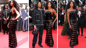Cannes 2024: Naomi Campbell, the ageless icon of the fashion world, made a resplendent entrance at the premiere of Furiosa: A Mad Max Saga in a daring gown with strategically placed sheer panels (Image: @naomi/Instagram)