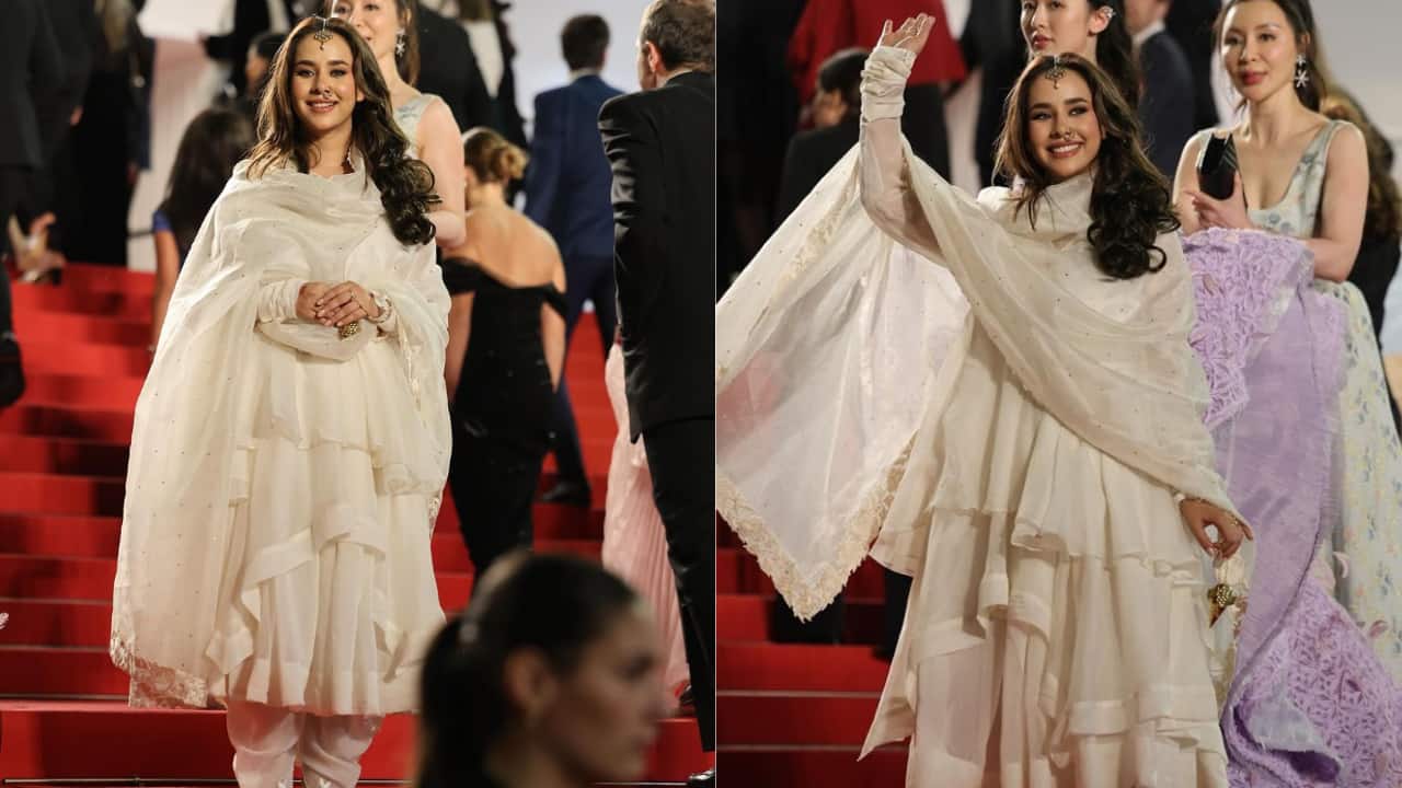 Cannes Film Festival 2024: Sunanda Sharma stuns in Anarkali suit on the red carpet - Vimarsana News