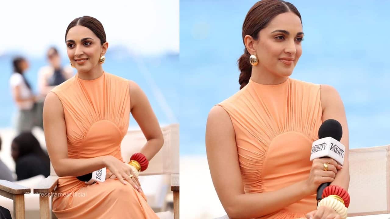 Kiara Advani slays in orange gown designed by Maison Alaia for her second look at Cannes 2024