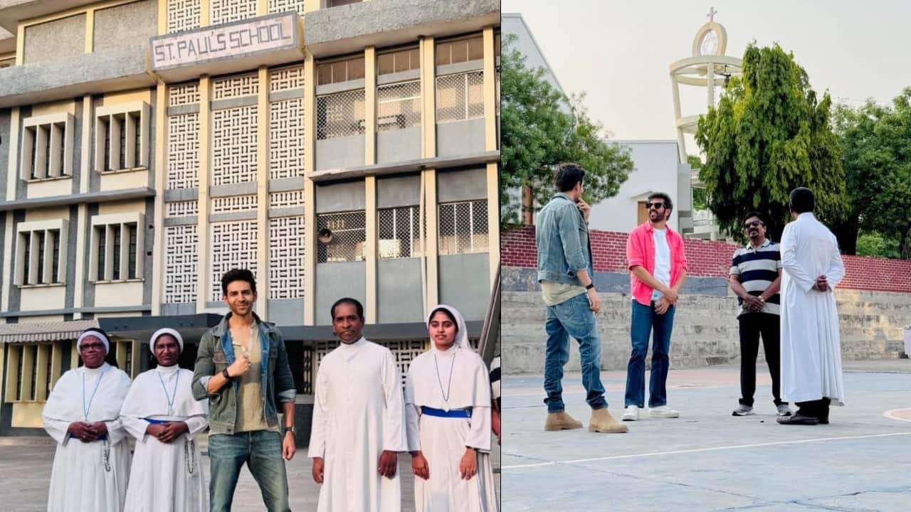 Kartik Aaryan visits his school in hometown Gwalior ahead of Chandu Champion trailer launch