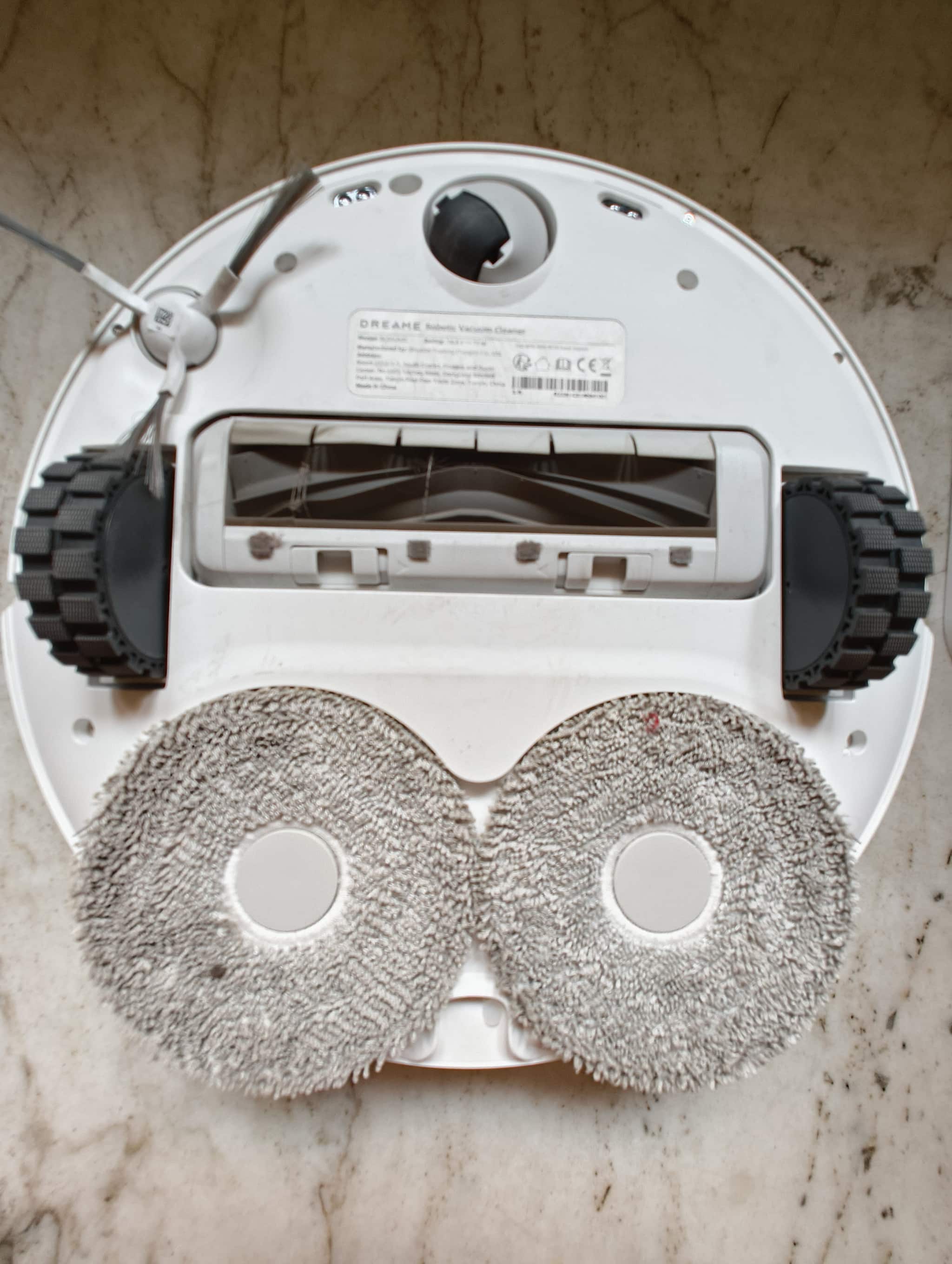 Dreame L10s Ultra's mops after the first cleaning cycle 
