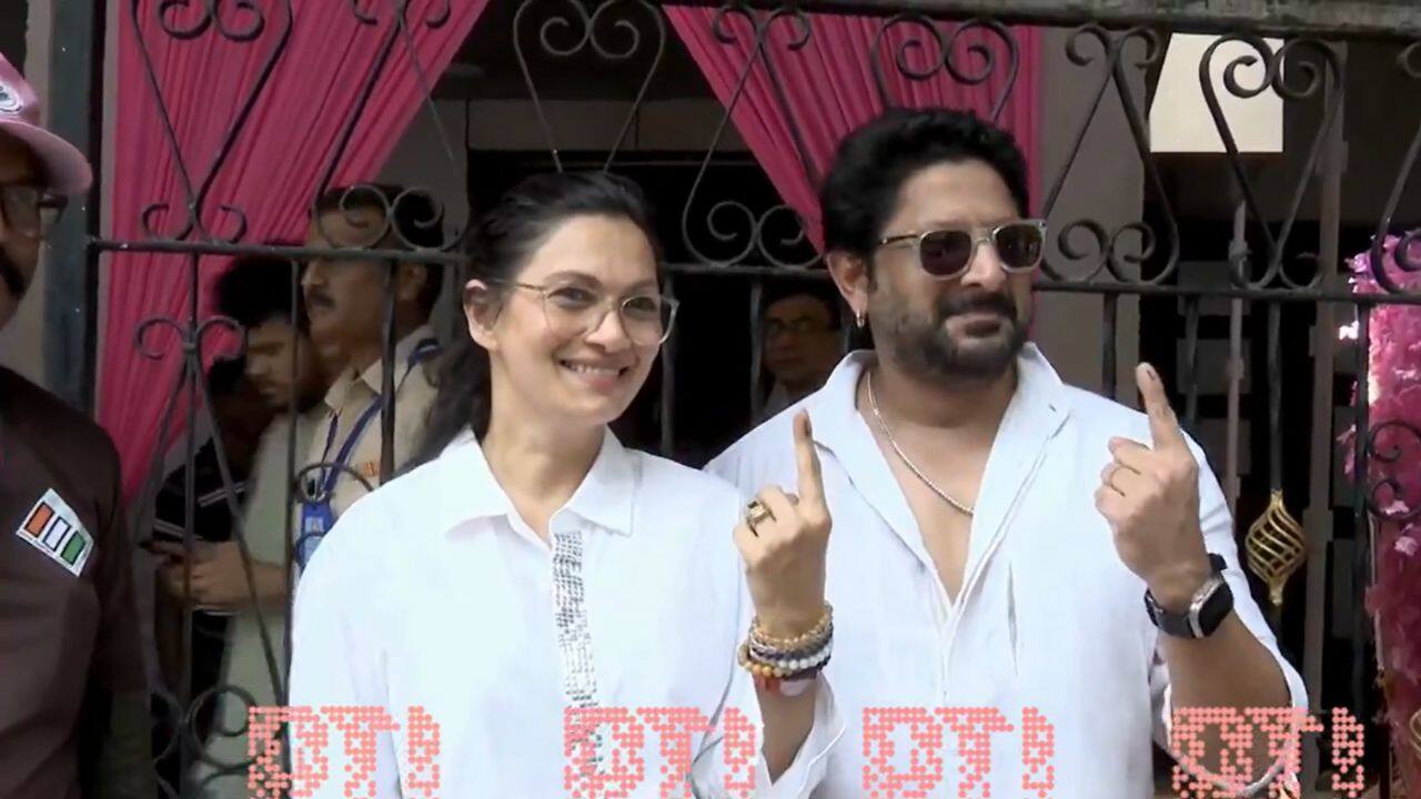 Lok Sabha Elections 2024: Here's what Actor Arshad Warsi said after casting his vote along with wife Maria Goretti in Versova, Mumbai. &quot;We had made a video to promote voting. Voting is very important. Everyone should vote. I completed my work anyhow to come here to vote. It is our right, we must exercise it. Please vote everybody. I hope for the best.&quot; (Image Source: ANI)