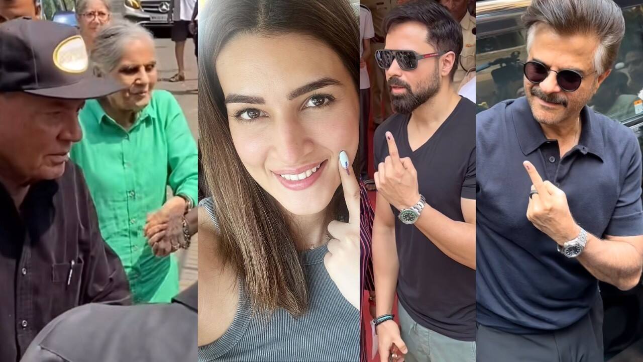Salman Khan's parents Salim and Salma Khan, Kriti Sanon, Emraan Hashmi, Anil Kapoor and others cast their votes for Lok Sabha 2024 elections