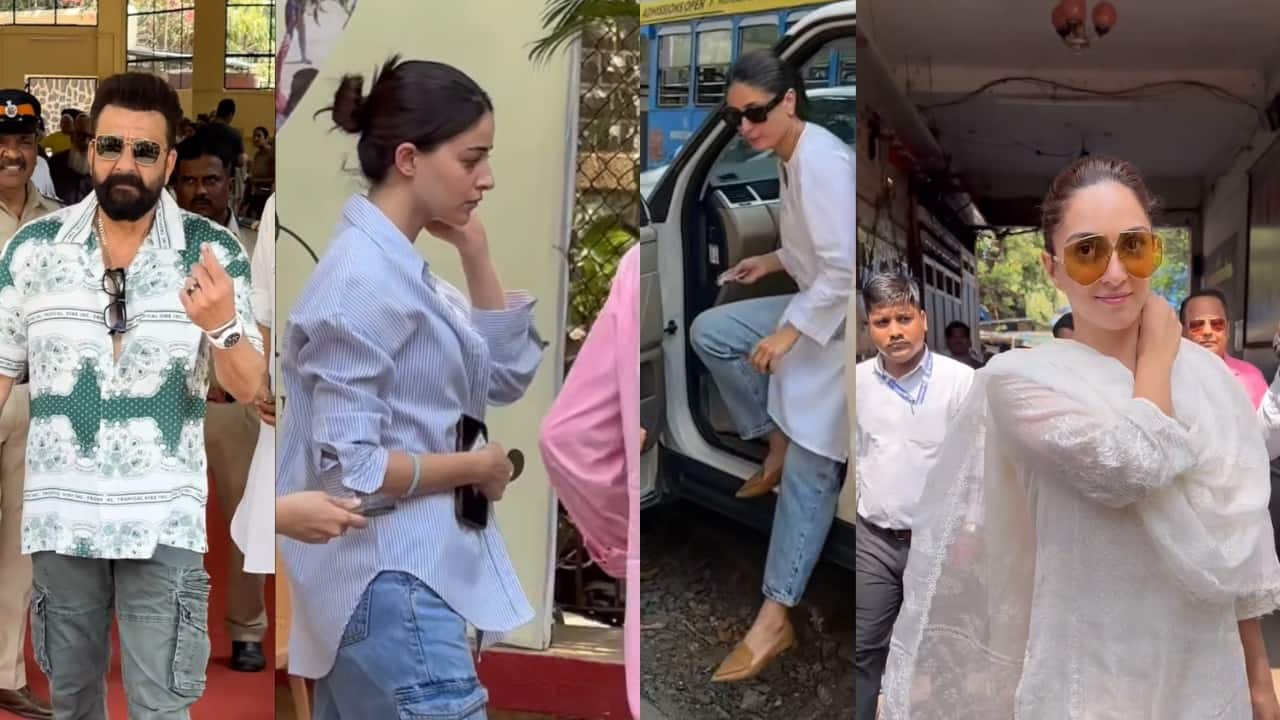 Sanjay Dutt, Kareena Kapoor, Saif Ali Khan, Ananya Panday, Kiara Advani and Shilpa Shetty with family cast votes for Lok Sabha 2024 elections