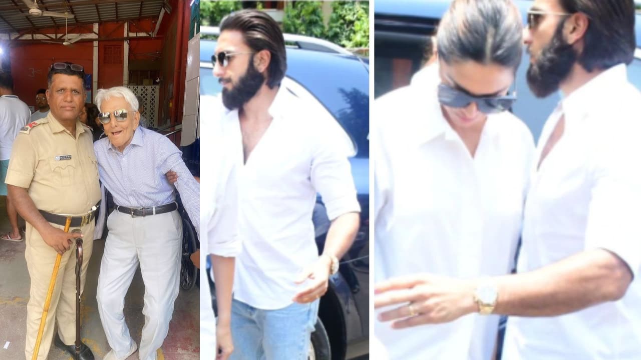 Ranveer Singh shares picture of his 93 year-old nana, who stepped out to cast his vote in Mumbai
