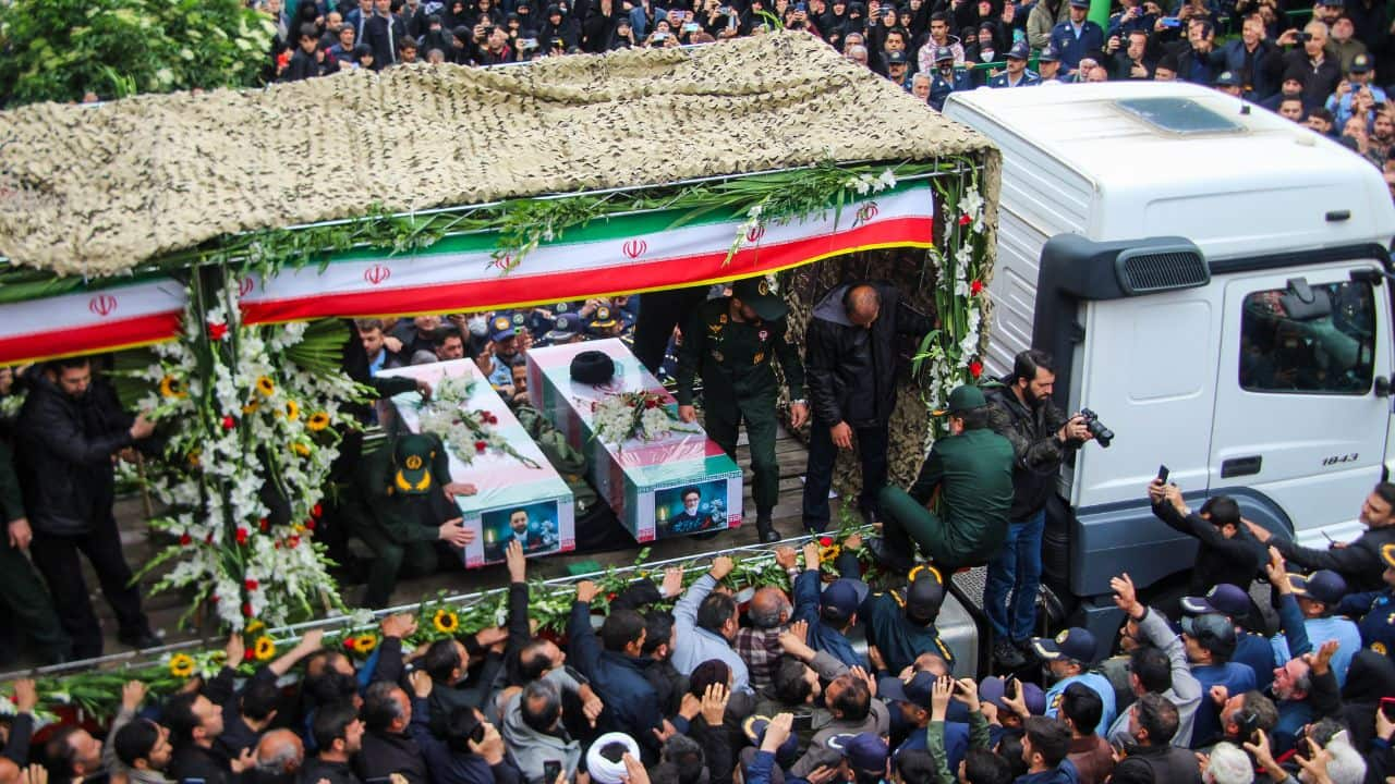 Iranian President Helicopter Crash: Iran Mourns As Funerals Of Ebrahim ...