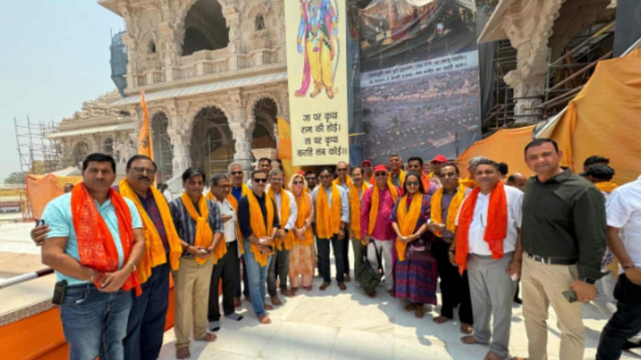 Outside Ayodhya's Ram Mandir during Network 18 Election Yatra 
