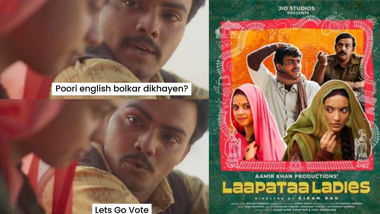 The Election Commission uses the 'Laapataa Ladies' meme to woo voters: 'This election season, take your "sajni" on a voting date'