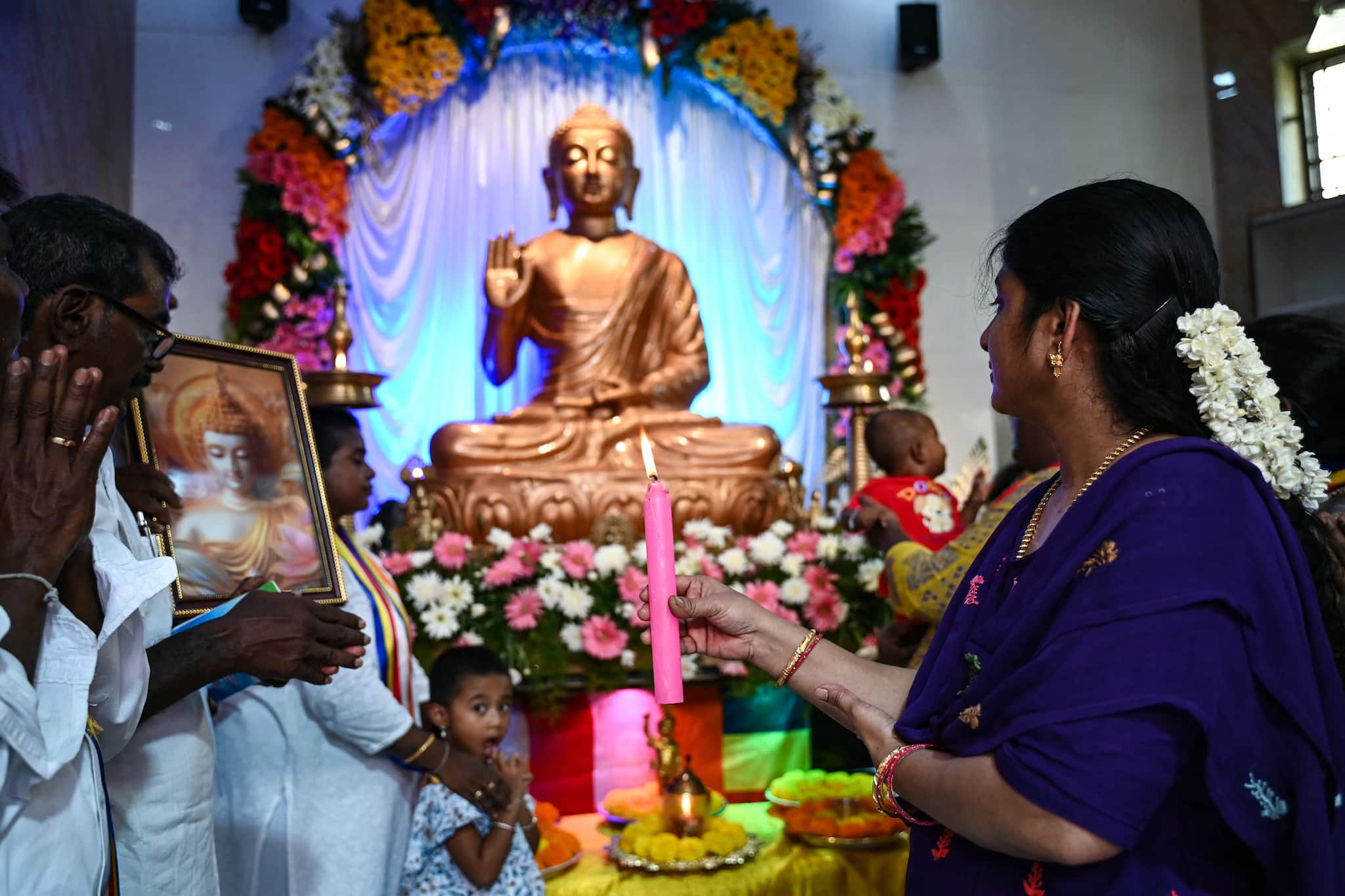 INDIA-RELIGION-BUDDHISM-FESTIVAL