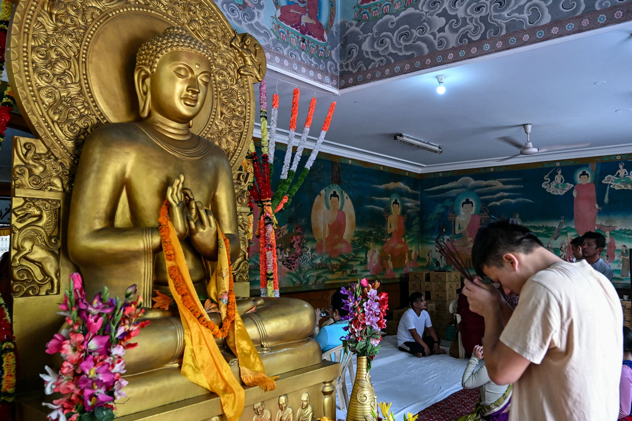 INDIA-RELIGION-BUDDHISM-FESTIVAL