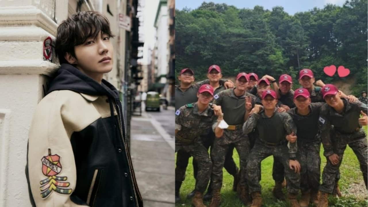 BTS’ j-Hope poses with baseball pitcher Choi Yong Ha; fans anticipate his military return
