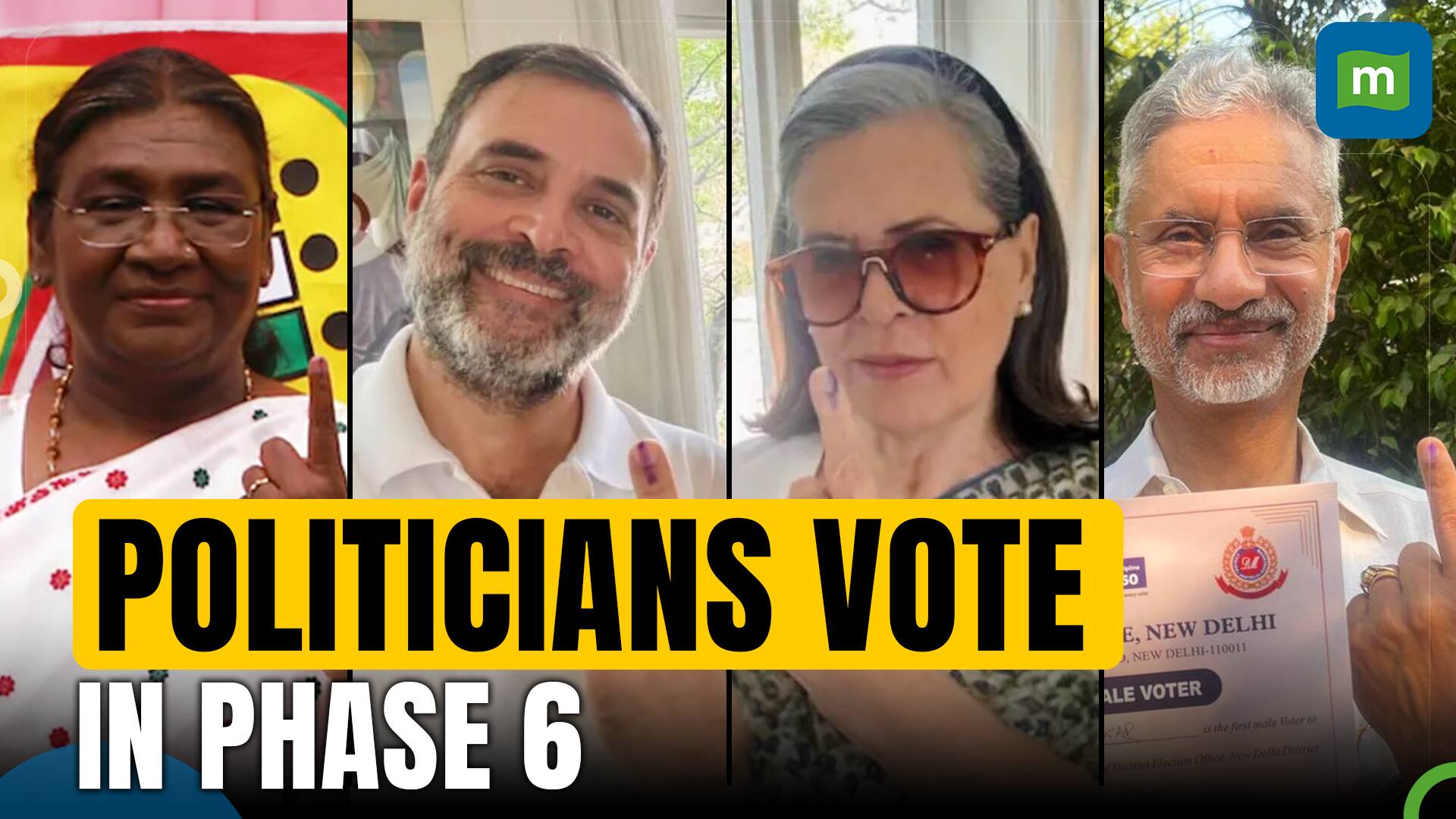Lok Sabha Polls 2024 President Murmu Rahul Sonia Gandhi And Others