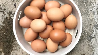 Eggs Eggs contain vitamin D, which supports nervous system function and helps manage anxiety. Higher vitamin D levels have been associated with decreased symptoms of anxiety and depression. (Image: Canva)