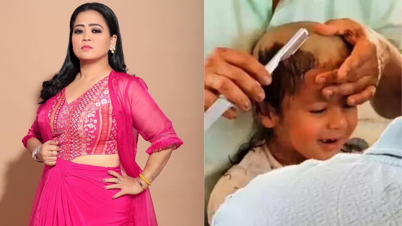 Bharti Singh, Haarsh Limbachiya hold mundan ceremony of son Gola