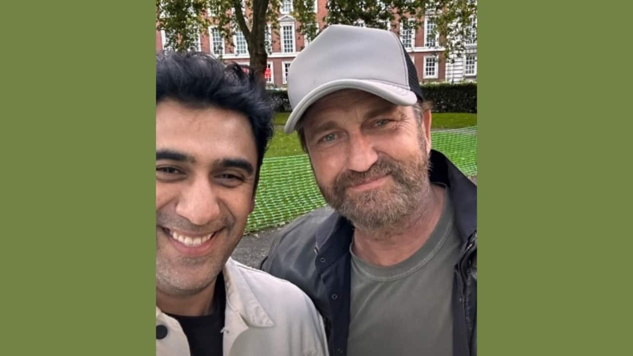 Amit Sadh has a fan boy moment with Hollywood actor Gerard Butler in London, Says ‘PS I Love You’