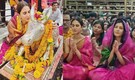 Bollywood actresses Vaani Kapoor and Raashii Khanna seek blessings at Mahakaleshwar temple in MP