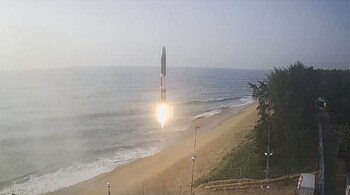 Agnikul Cosmos launches Agnibaan SorTED, the startup's technology demonstrator rocket that is powered by India's first semi cryogenic engine