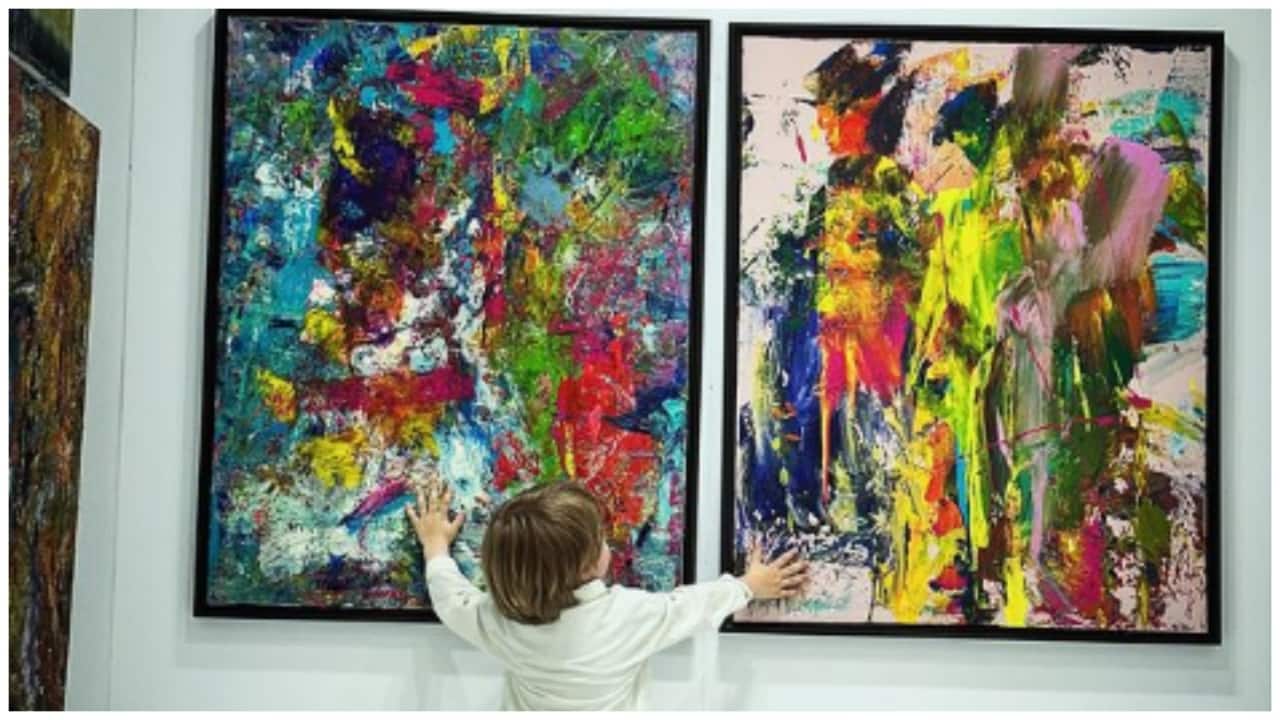 ベルナール・ビュッフェ「Le couple」希少画集の額装画、人気作品