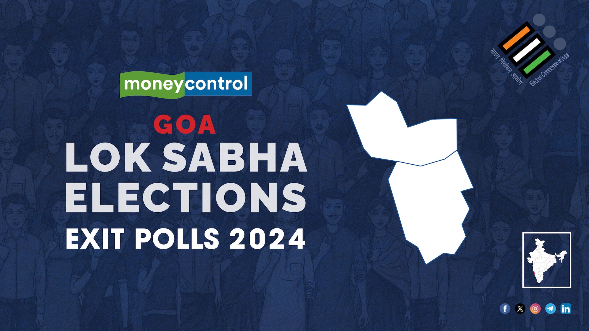 Goa Exit Poll 2024 Updates: Goa likely to witness neck & neck battle ...