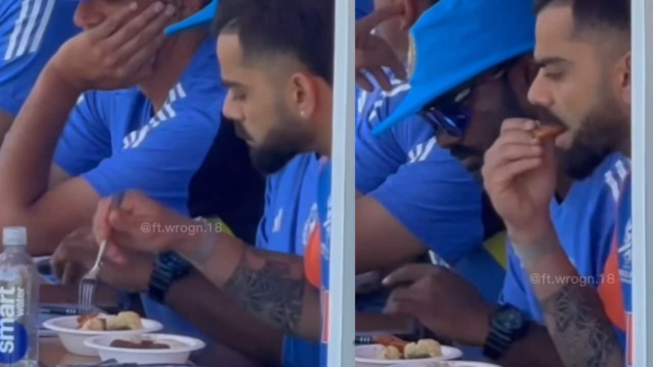 Virat Kohli eats salad during India VS Bangladesh match, video goes viral