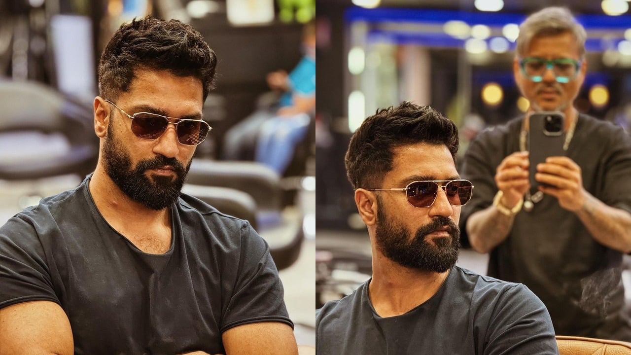 Vicky Kaushal chops off his long hair and trims beard as he wraps ...