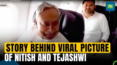 Tejashwi Yadav Reveals Details Of Viral Picture With Nitish Kumar On Same Flight | Elections 2024