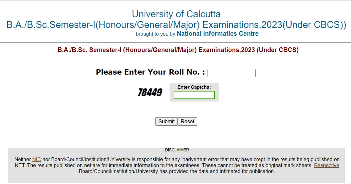 Calcutta University Result 2024 Declared For BA, BCom And BSc Courses ...