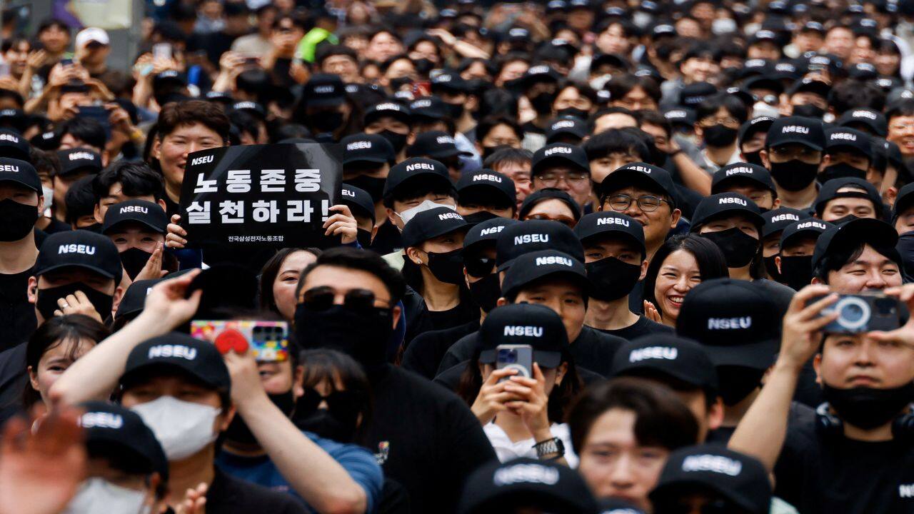 A Samsung Electronics union in South Korea is due to stage on Friday the first walkout at the technology giant, but some analysts did not expect the labour action over pay and conditions to have a major impact on chip production.