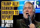 Trump Ally Steve Bannon Ordered To Report To Prison By July 1 For Contempt Of Congress