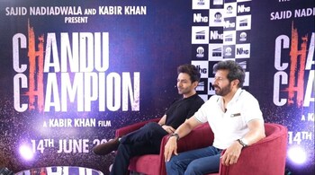 Kartik said his only effort was that in his shots he should look like Murlikant and not Kartik to the audience.
