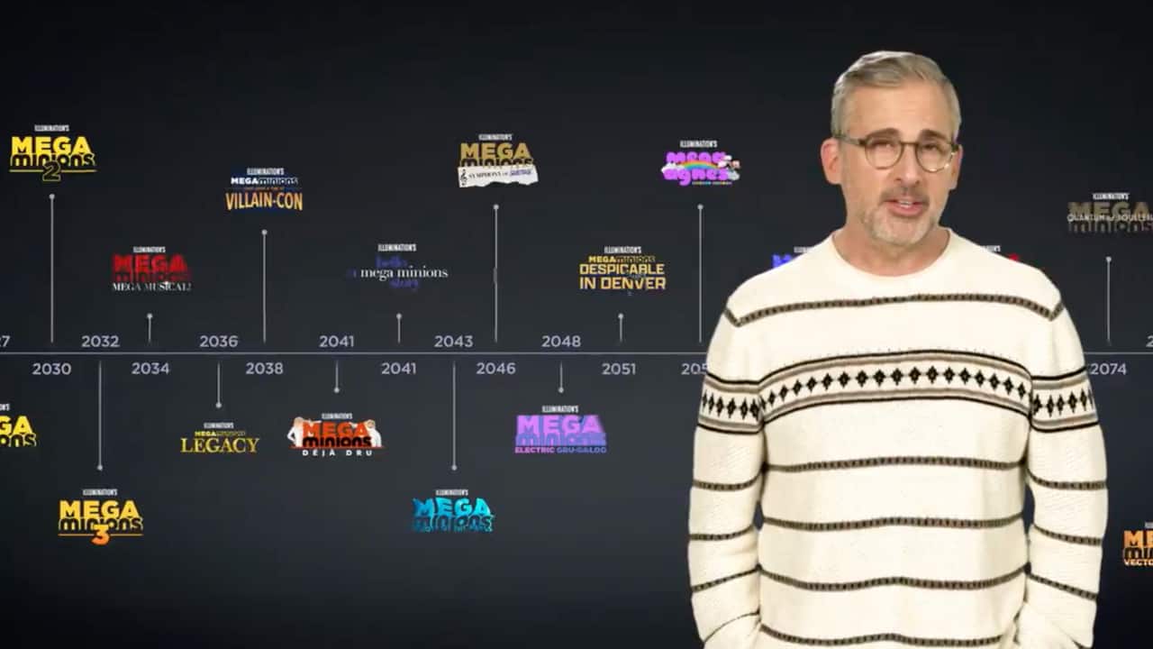 Steve Carell and Illumination take a dig at superhero franchises with the ‘Megaverse’ Steve Carell and Illumination take a dig at superhero franchises with the ‘Megaverse’