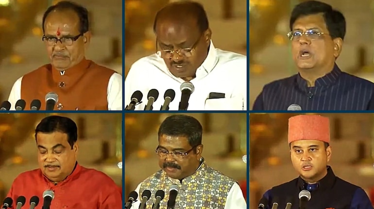 Modi Cabinet 3.0: List of 72 ministers taking oath of office