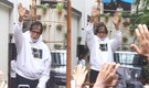 Amitabh Bachchan waves and greets fans outside his ‘Jalsa’ residence in Mumbai