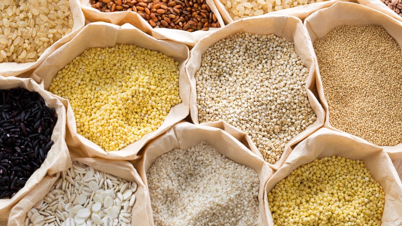 Diet tips: Barley, millets, and chickpeas, have a lower glycemic index (GI) than refined grains and provide steady energy, prevent post-meal blood sugar spikes, and improve long-term glucose control (Image: Canva)