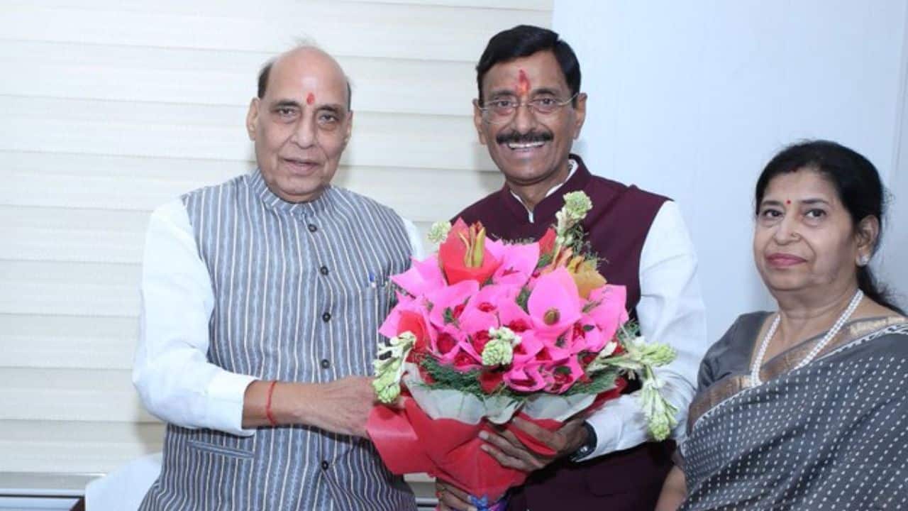 Sanjay Seth assumed his role as Minister of State (MoS) in the Ministry of Defence. (Image: ANI)