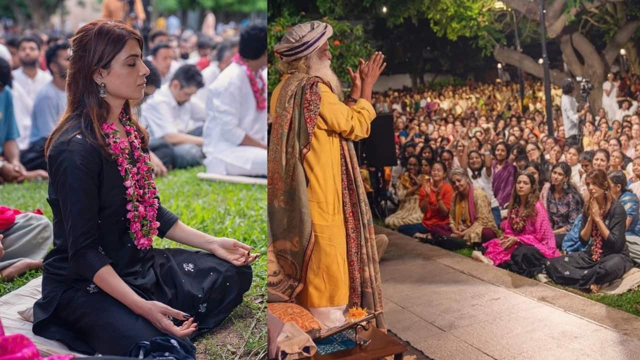 Samantha Ruth Prabhu experiences 'peace and knowledge' at Sadhguru Jaggi Vasudev's Isha foundation Coimbatore, see pics
